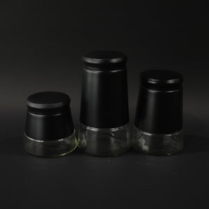 HKE10903 - Black Triangle Canisters - Set of 3