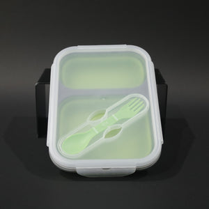 HSC11055 - Food Storage Container with Fork/Spoon