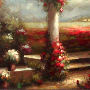 FL3416055 - 18"x34" Original Oil Painting