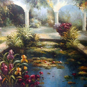 FL4818363 - 36"x48" Original Oil Painting