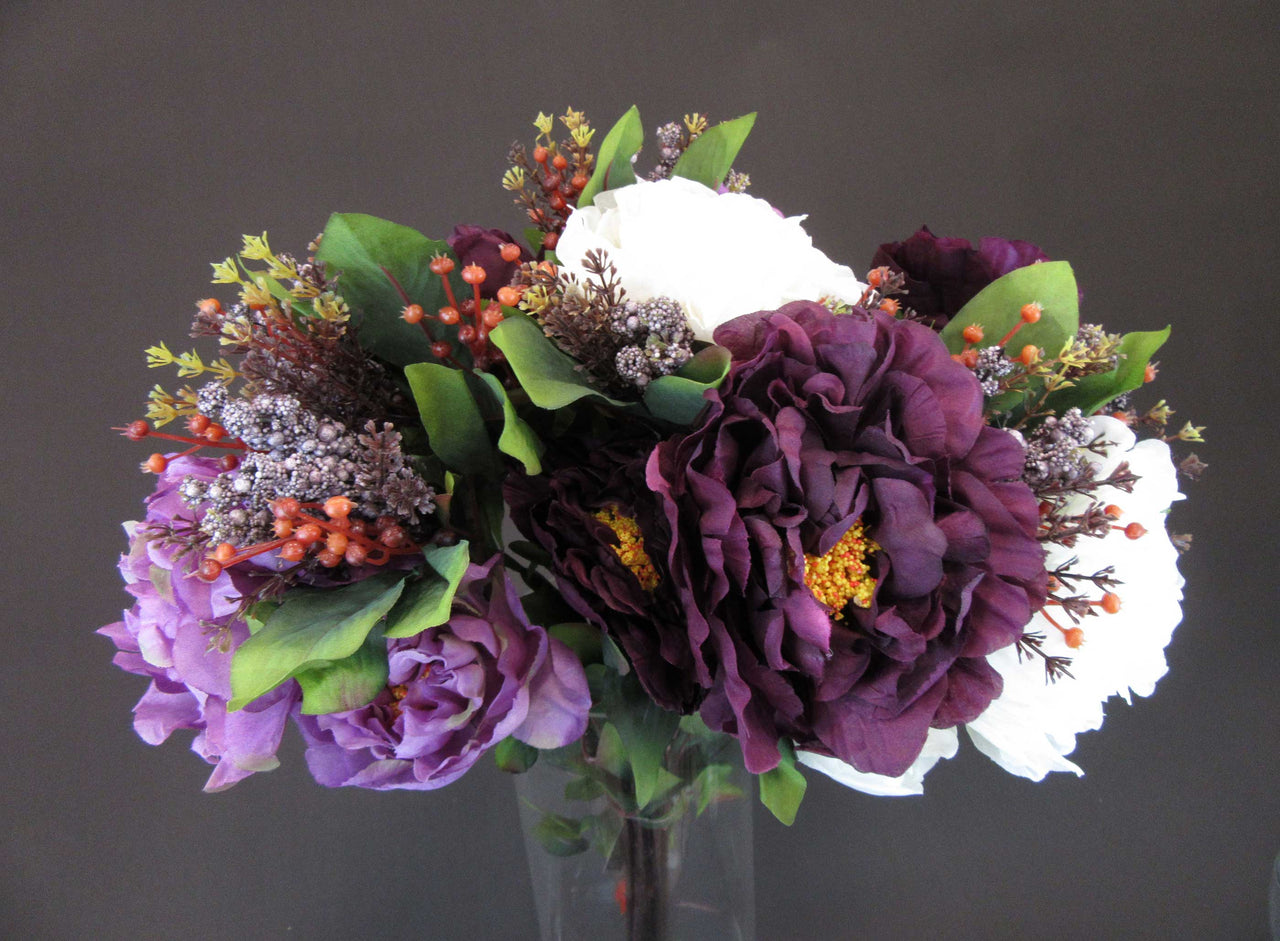 HCFL5640 - Mixed Purple L Peony Bouquet