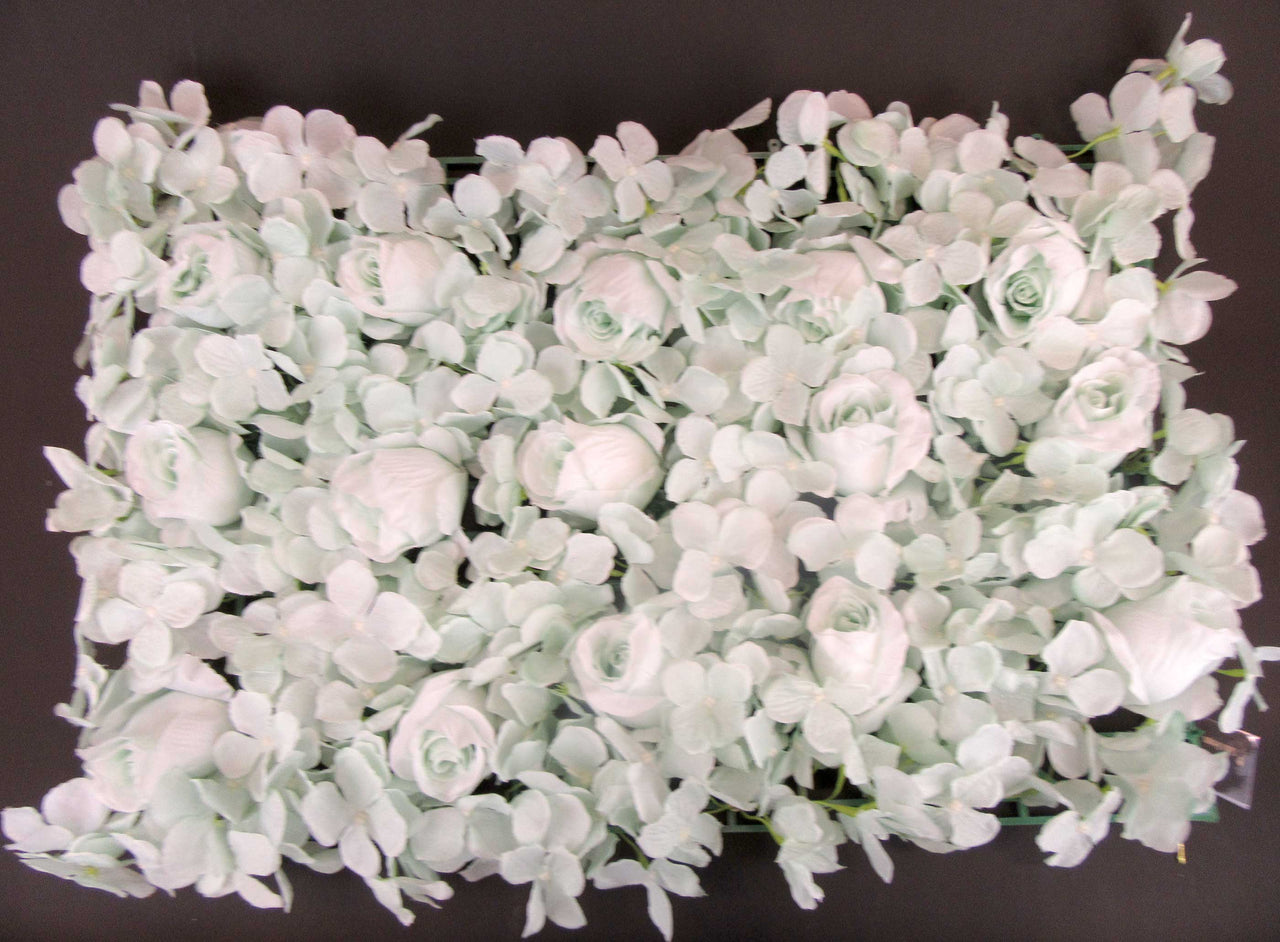 HCFL5905 - Green Rose Hydrangea Wall Panel