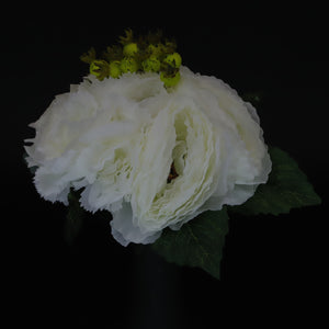 HCFL6333 - White Mixed Rose Bouquet