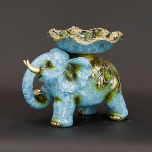 HCHD6199 - Green Elephant Candy Dish