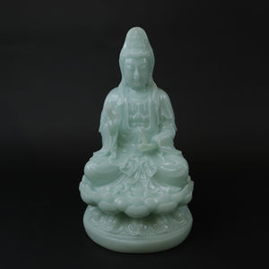 HCHD6879 - Green Jade Peaceful Buddha