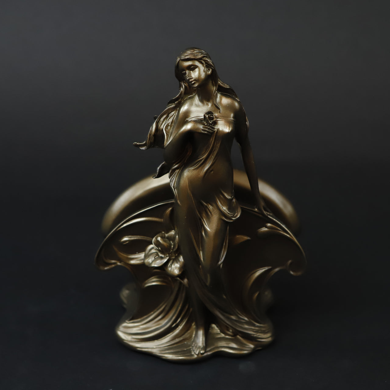 HCHD6898 - Bronze Lady Napkin Holder