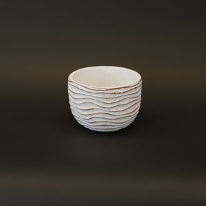 HCHD8309 - L Cream Wave Pot