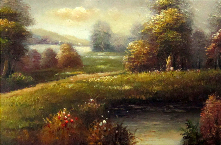 LS3615780 - 24"x36" Original Oil Painting